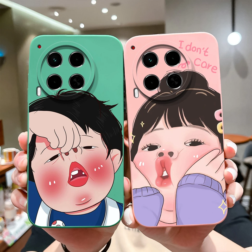 Funda suave para teléfono Tecno Camon 30 Pro 30Premier, bonita funda trasera protectora de silicona líquida anticaída, estilo creativo - imagen 4