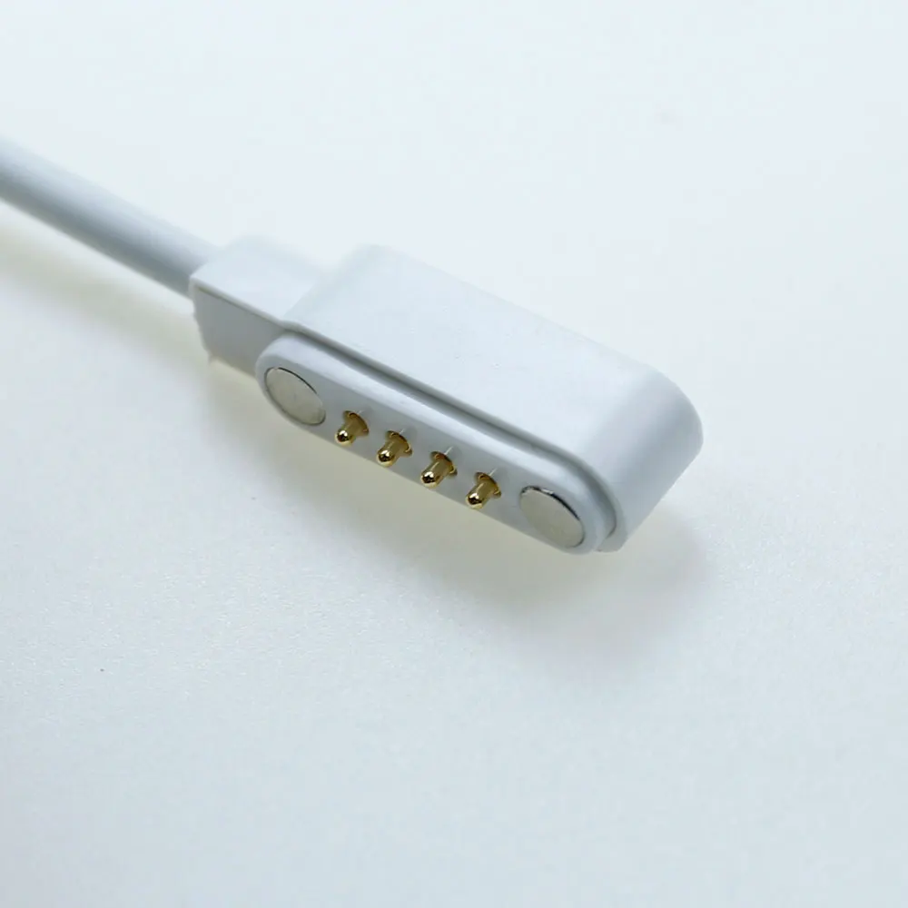 Cable de carga universal para reloj y teléfono para niños, cargador de succión magnética de 4 pines y 4 puntos, USB, cable de datos universal, imán Mitu - imagen 5