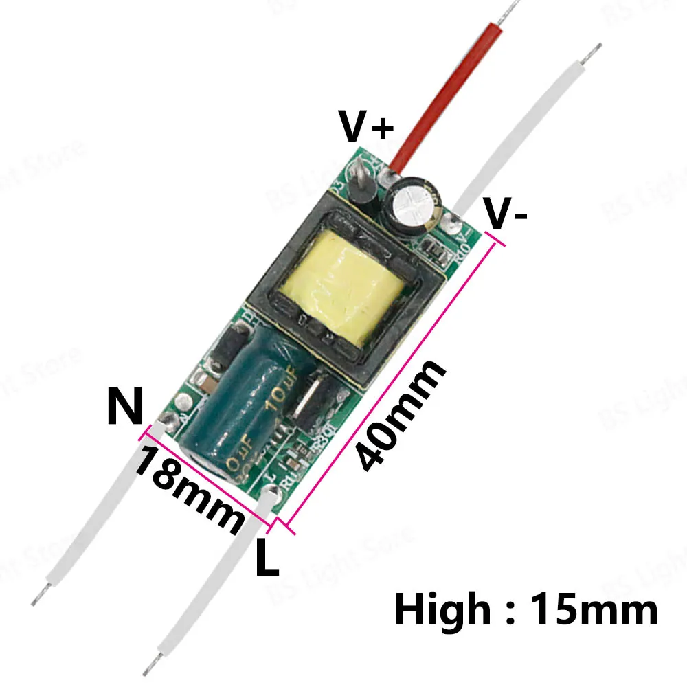 Juego de bombillas led de 10W con controlador, placa de aluminio para lámpara de luz led, lámparas de luz descendente para bricolaje - imagen 2