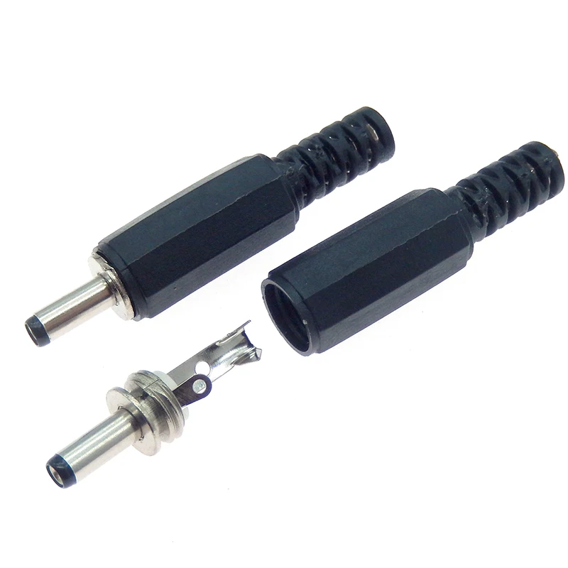 5 uds 1,35mm x 3,5mm 3,5X1,1 MM conector macho CC enchufe adaptador conector plástico para ordenador portátil - imagen 2