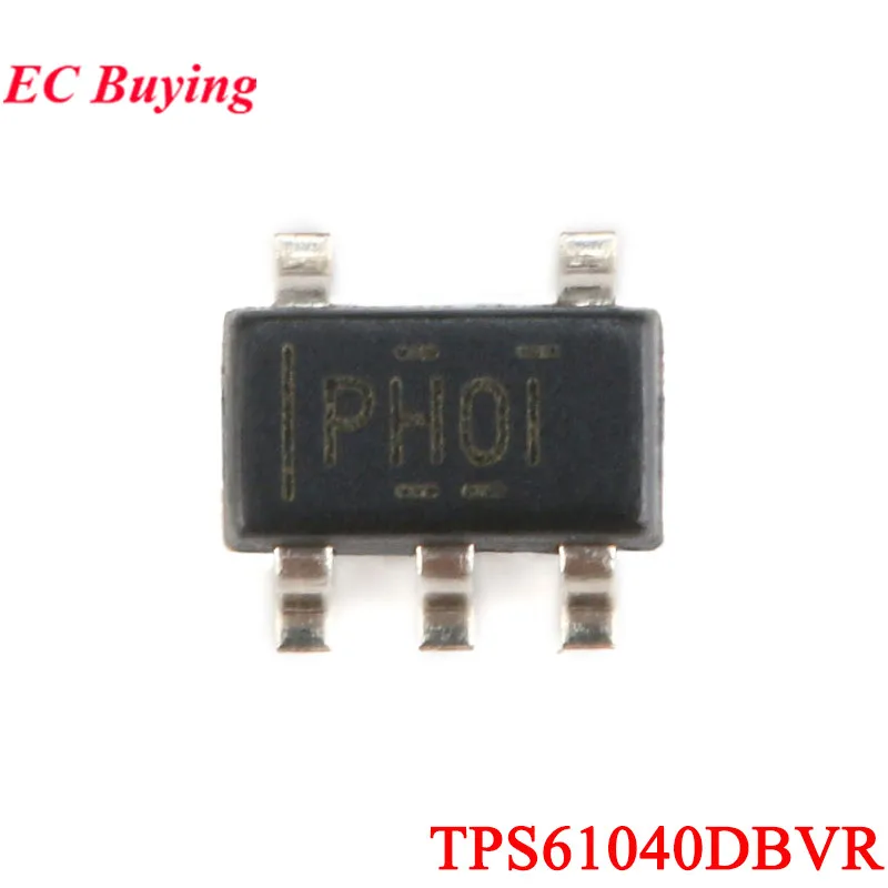 10 uds/5 piezas TPS61040 TPS61040DBVR PHOI PH0I SOT23-5 regulador de conmutación 28V 400mA interruptor convertidor de refuerzo IC Chip nuevo