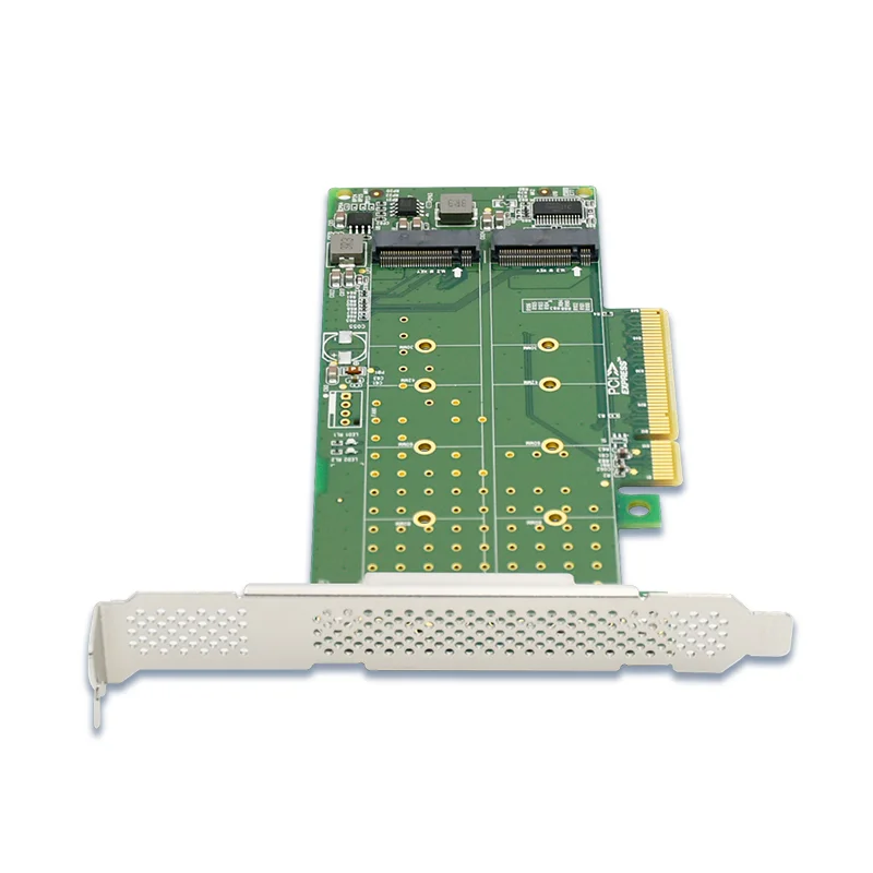 Tarjeta de expansión del adaptador PCIe x8 a 'Dual M.2 M Key NVMe, la placa base BIOS necesita configurar bifurcación PCIe. - imagen 5