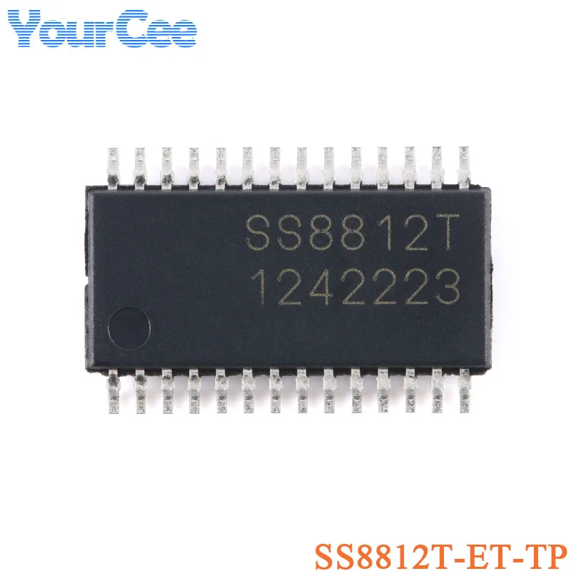 10 uds/2 uds SS8812T-ET-TP HTSSOP-28 SS8812T 36V 1.6A Chip controlador de puente H de 2 canales Chip IC SS8844T SS6811H SS8841T SS8837T-DF-TP - imagen 2