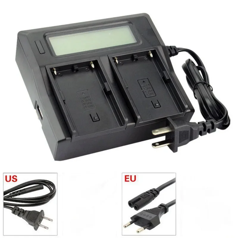 Cargador de batería de cámara rápida inteligente, BP-U30, BP-U60, pantalla LCD, Dual, para Sony BP-U90, EX260, EX1, EX160, FX3