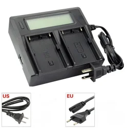 Cargador doble de baterías Sony BP-U con pantalla LCD