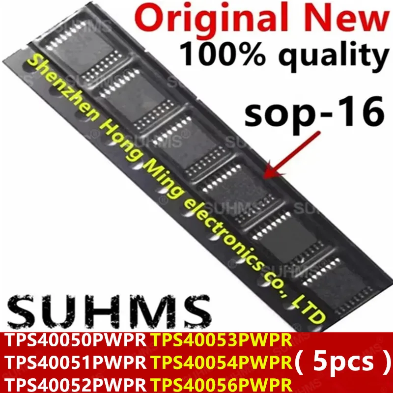 (5 piezas) TPS40050PWPR TPS40051PWPR TPS40052PWPR TPS40053PWPR TPS40054PWPR TPS40056PWPR 40050 40051 40052 40053 40054 40056 SOP16