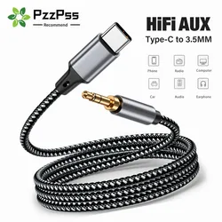 Adaptador USB-C a 3,5 mm con DAC para auriculares - audio HiFi coche
