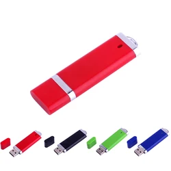 Memoria USB Alta Velocidad – Carcasa Plástica en Negro, Rojo y Azul