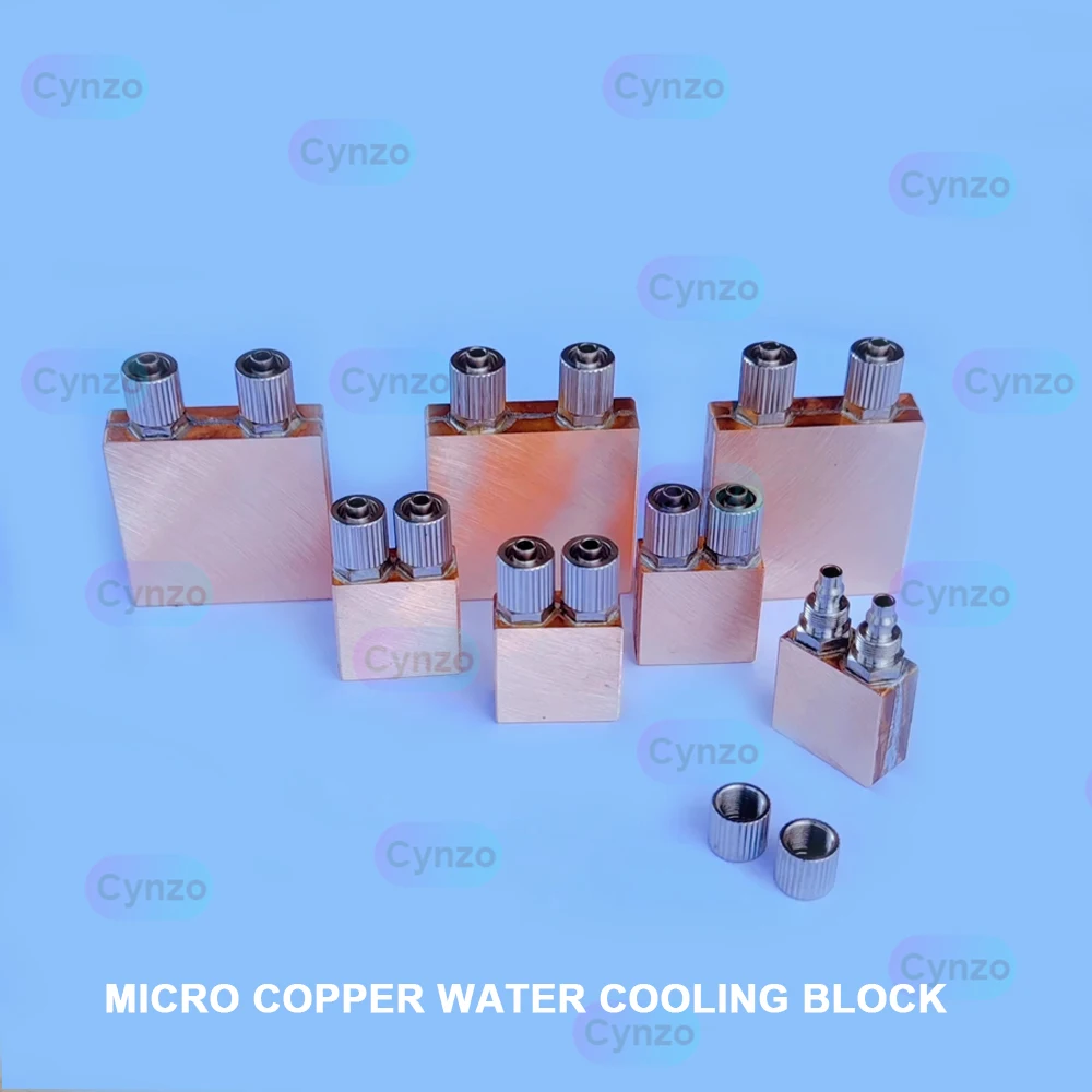 Microenfriador de agua de cobre para CPU, GPU, Semiconductor, refrigeración, disipador de calor para ordenador portátil, bloque de refrigeración para Notebook - imagen 3