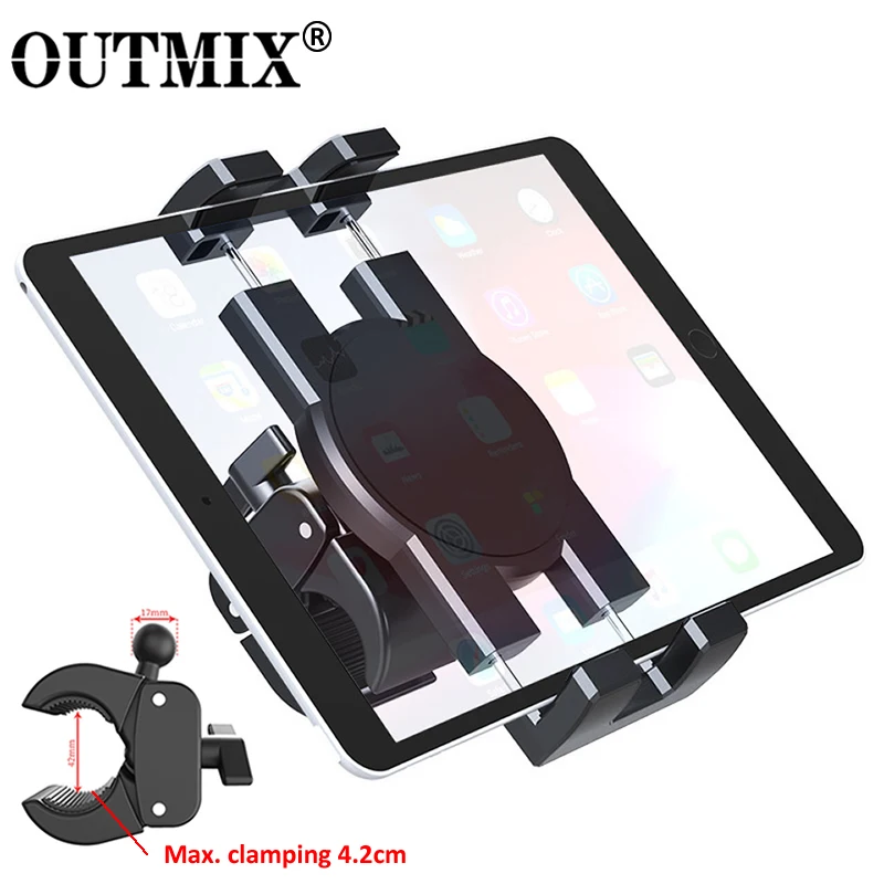 Soporte Tablet Manillar Moto Bici – Compatible iPad y Smartphones - imagen 4