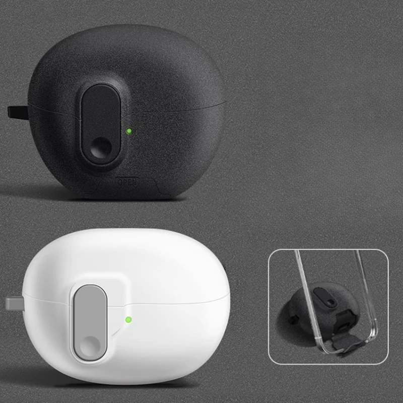 Nuevo para Huawei Freeclip funda con cerradura de seguridad y soporte para teléfono pieles de arenisca funda para auriculares Huawei Freeclip funda para auriculares