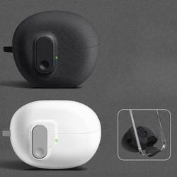 Funda Huawei FreeClip Piel Arenisca con Cierre Seguro y Soporte Móvil