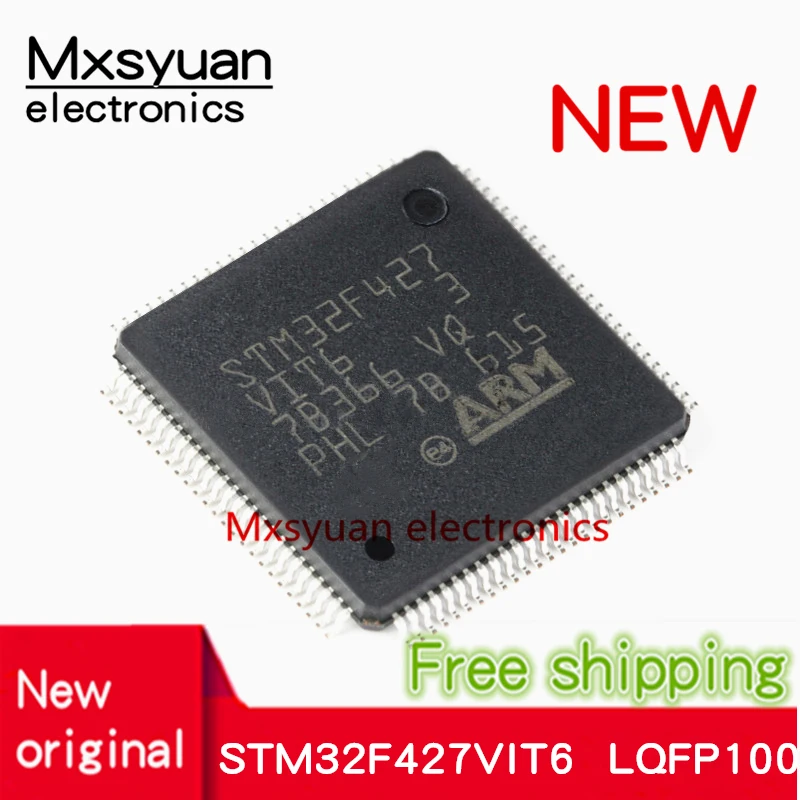 5 uds ~ 50 uds/lote 100% nuevo STM32F427VIT6 STM32F427 LQFP100 32F427 chip microcontrolador de 32 bits