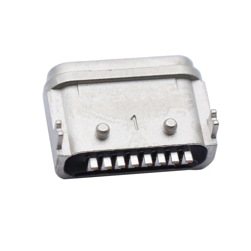 Conector USB de carga rápida, 10 piezas tipo c, 8 pines, conector horizontal de dos pines, columna de posicionamiento, IP67 - imagen 4
