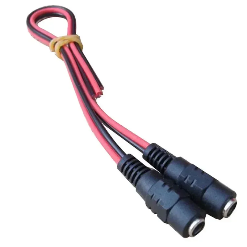 Conector macho y hembra de 2,1x5,5 Mm, Cable de alimentación de 12V CC para cámara Cctv, extensión de cola de 12V, lote de 10 unidades - imagen 5