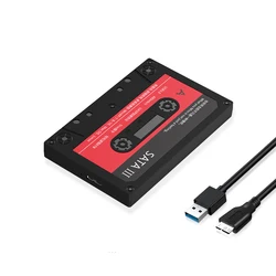 Carcasa Externa SATA 2,5″ USB 3.0 para SSD y HDD Retro