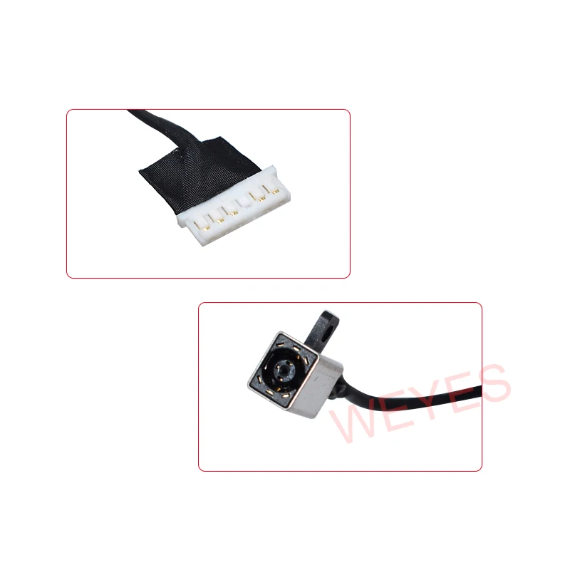 CN-0JM9RV JM9RV 0JM9RV, para Dell Inspiron 15-7000 7572 7560 DC, puerto de carga P61F P62F DC, Cable de alimentación - imagen 3