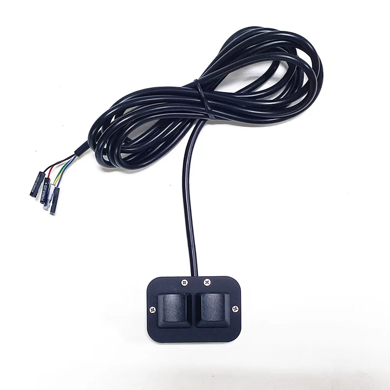 Cable de extensión de reinicio de interruptor de PC, placa base de PC RGB, interruptor de encendido externo, accesorio de caja de PC para oficina en casa