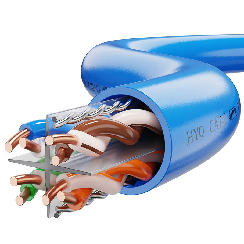 Cable de cobre Lan Ethernet de red Cat 6 SFTP RJ45, Cable de conexión para enrutador, ordenador, portátil, Conitor CCTV, 1/2/5/10/20/50/100/300M - imagen 2