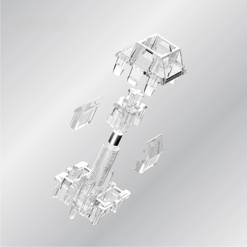 Interruptor lineal extremo magnético de hielo, transparente, personalizado, gatillo de 35g, accesorios de teclado mecánico, interruptores magnéticos de regalo - imagen 3