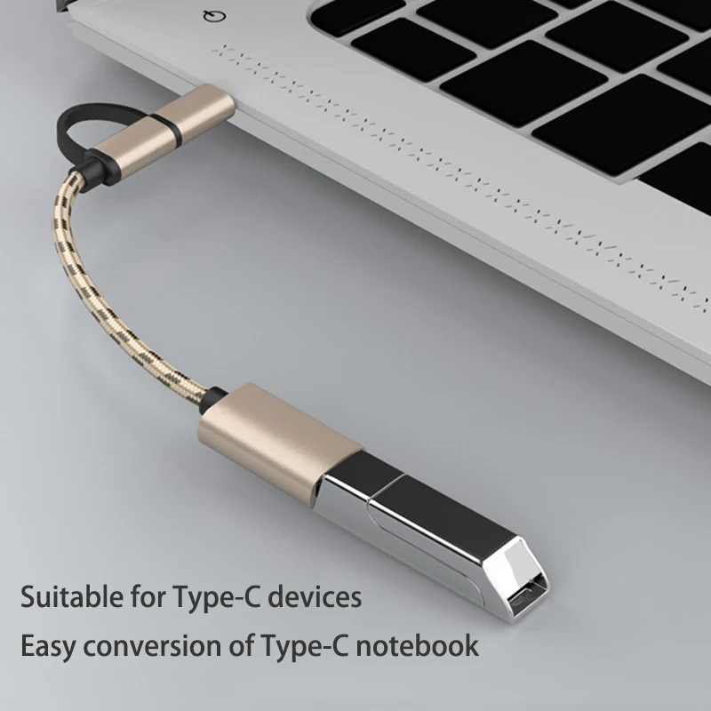 Cable adaptador OTG 2 en 1 tipo C para Samsung S10 S10 Xiaomi Mi 9 Android MacBook Mouse Gamepad Tablet PC tipo C OTG Cable USB - imagen 5