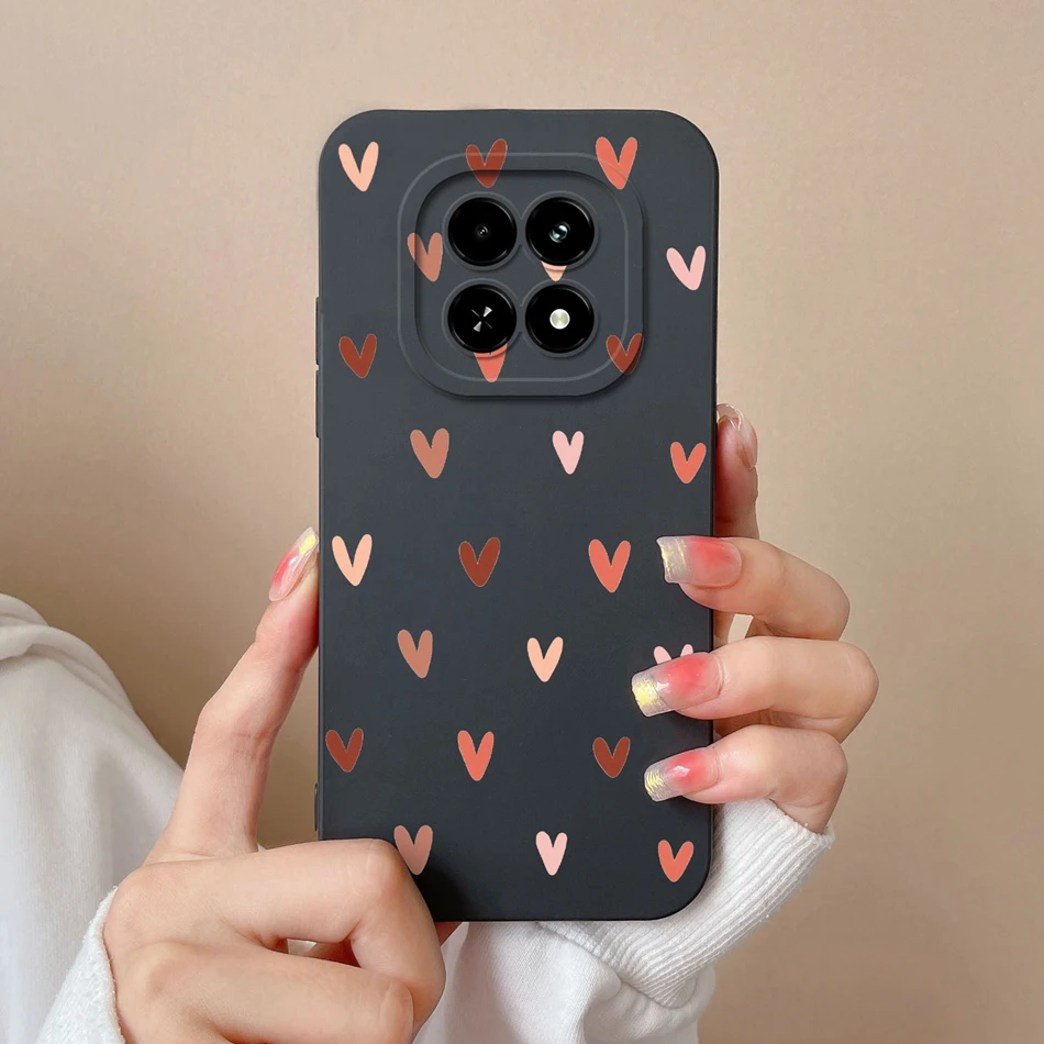 Love Heart-funda de silicona líquida para teléfono Realme, protector suave de alta calidad para cámara, para V60, V60S, Realme V 60 - imagen 4