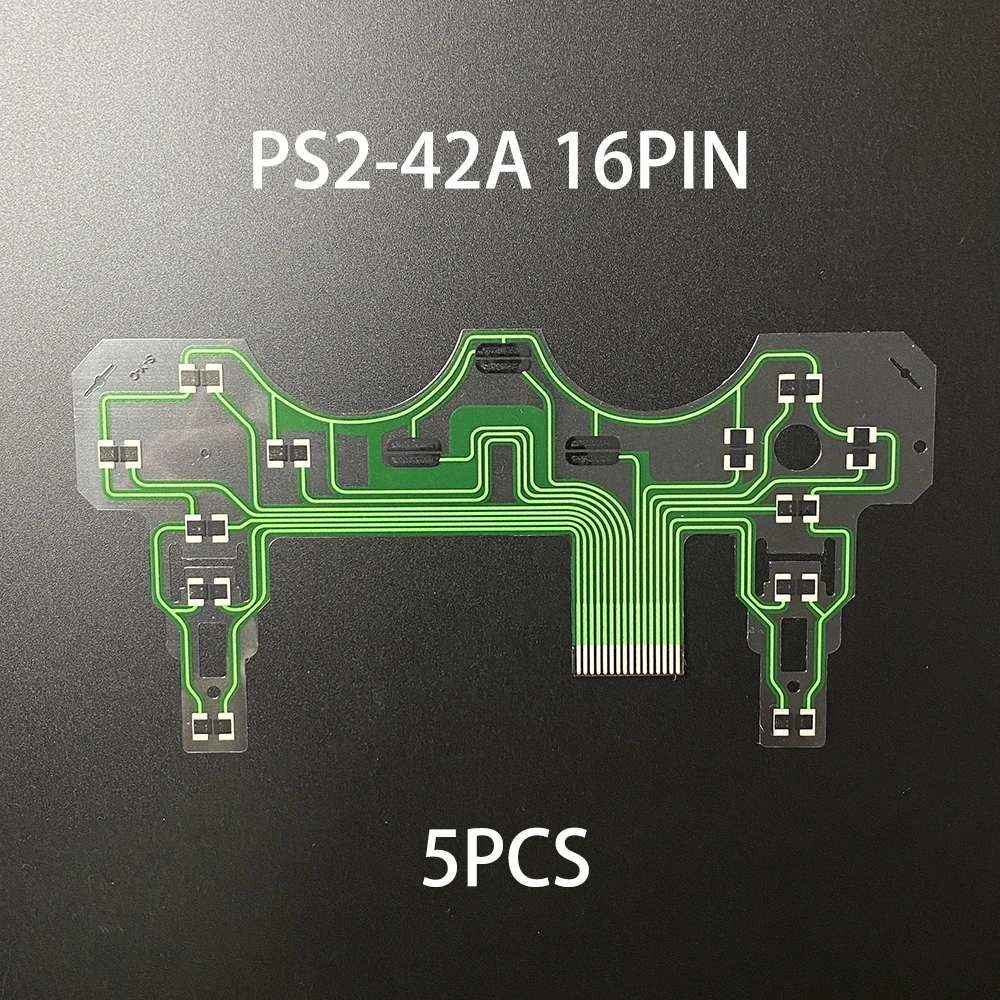 5 uds para Sony PS2 SA1Q42A SA1Q43-A cinta placa de circuito película Joystick Cable flexible película conductora para PS2 PS4 011 001 controlador - imagen 4
