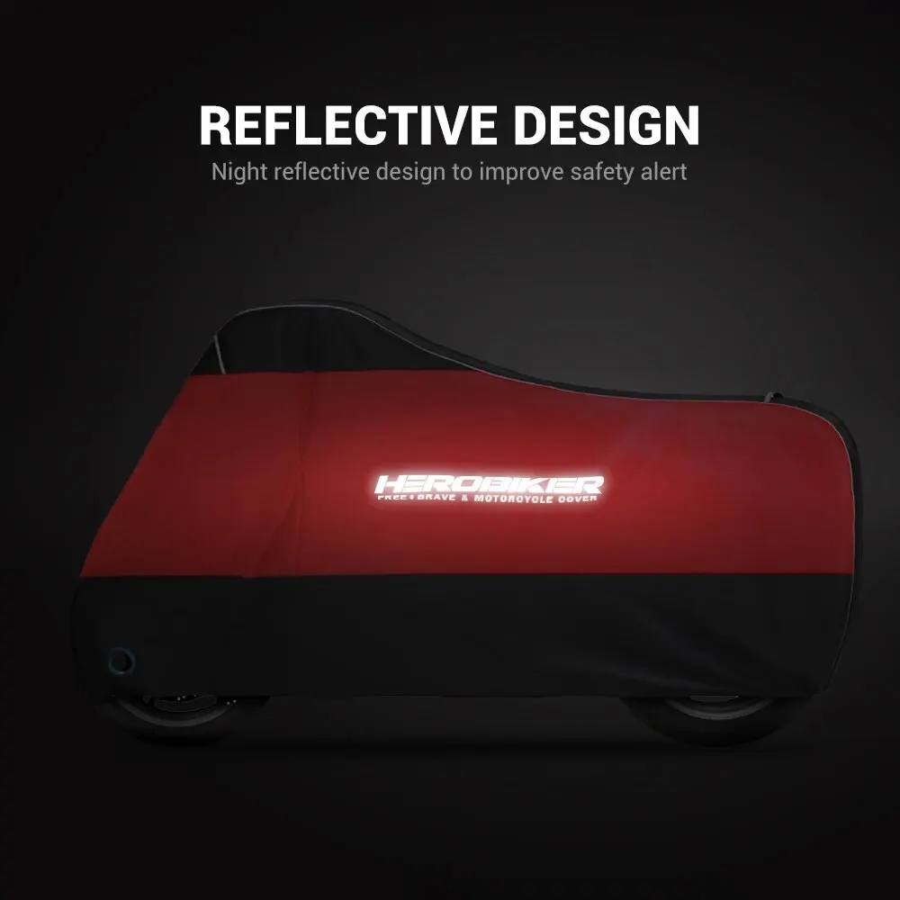 Cubierta impermeable para motocicleta para todas las estaciones, protección UV a prueba de polvo, cubiertas para lluvia para interiores y exteriores para Motocross, M-4XL - imagen 3