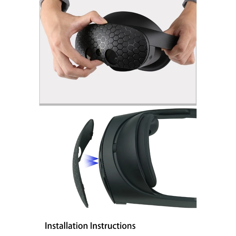 Cubierta protectora de plástico para gafas Quest Pro VR, carcasa para auriculares, K1KF - imagen 5