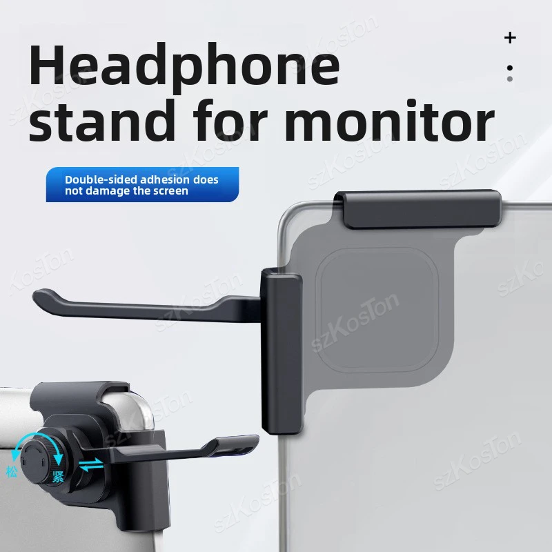 Para Monitor AirPods Max Tune 720BT WH-1000XM5 QuietComfort soporte para auriculares para juegos ahorra espacio de escritorio gancho para auriculares para ordenador - imagen 5