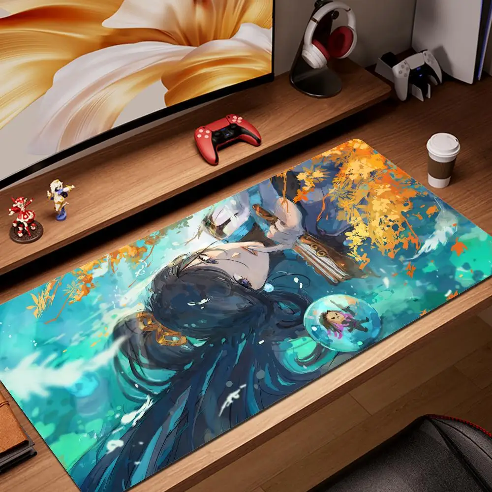 Alfombrilla de ratón Valorant Sage, accesorios para juegos de ordenador portátil, alfombra para teclado XL PC, alfombrilla de ratón Sexy de Chica de Anime, alfombrilla de escritorio grande Kawaii Fox