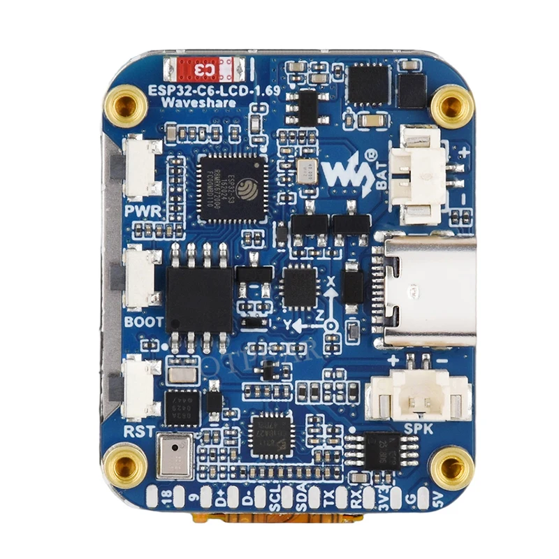 DeepSeek AI Chat de voz ESP32 C6 Placa de desarrollo de pantalla LCD de 1,69 pulgadas 240x280 Reloj programable con pantalla táctil de 1,69 pulgadas - imagen 3