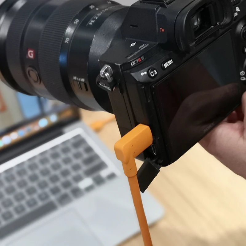Sony A7 M3 A7Rm4a Cable de extensión tipo C Micro cámara única Cable de datos de disparo en línea 3/5/8/10m Compatible con Sony una serie - imagen 5