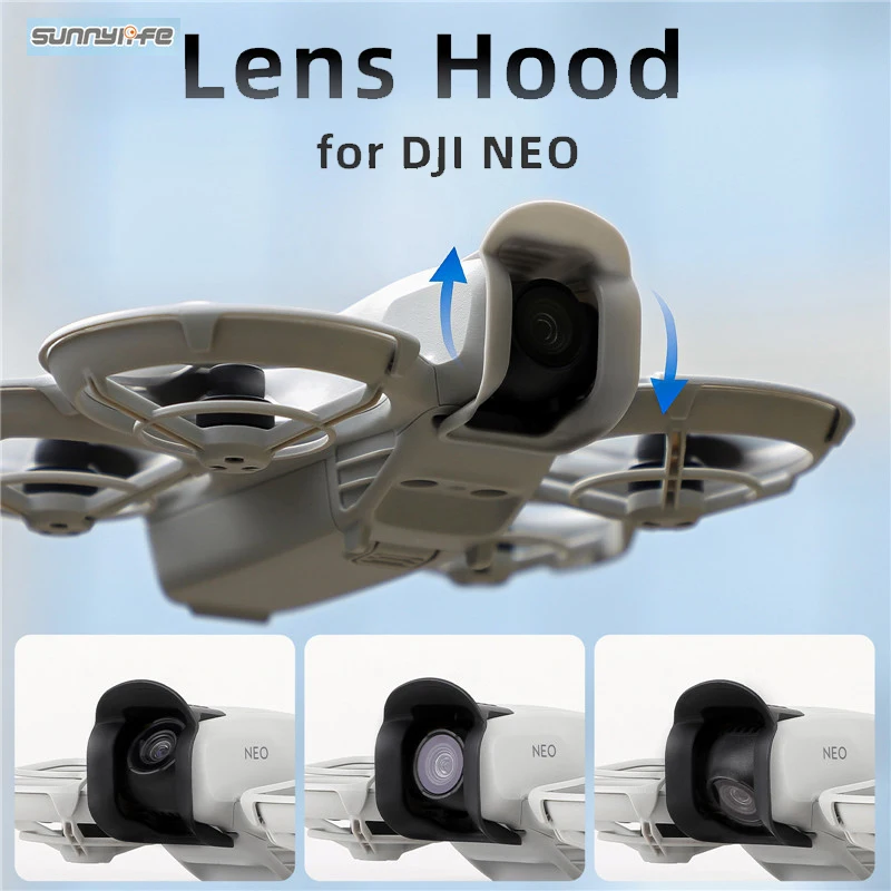 Cubierta de lente para DJI NEO, parasol, cubierta protectora antideslumbrante, protector de cámara cardán para accesorios de Dron DJI NEO