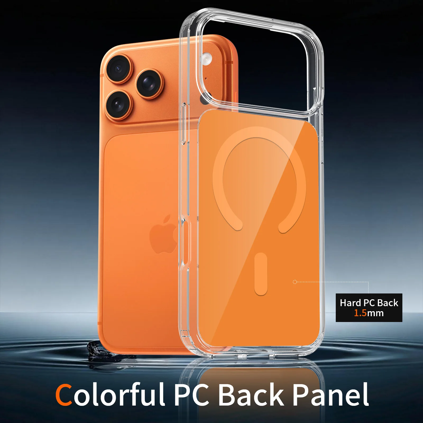 Funda Magnética Transparente de Lujo con Sensación de Piel para iPhone 17 Pro Max 16 Plus 15 14 13 12, Compatible con Magsafe, Ajuste Delgado - imagen 3