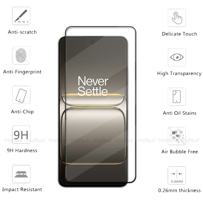 1-4 Uds para Oneplus Nord CE 5 5G vidrio Oneplus Nord CE 5 vidrio templado cubierta completa pegamento HD 9H Protector de pantalla Oneplus Nord CE 5 - imagen 3