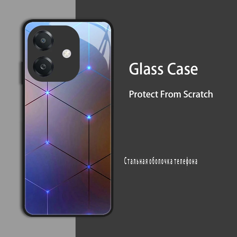 Para OPPO A60 5G funda de vidrio templado funda dura parachoques para Oppo A3 Pro A3X A40 A80 4G 5G Reno 13 Pro funda protectora - imagen 2