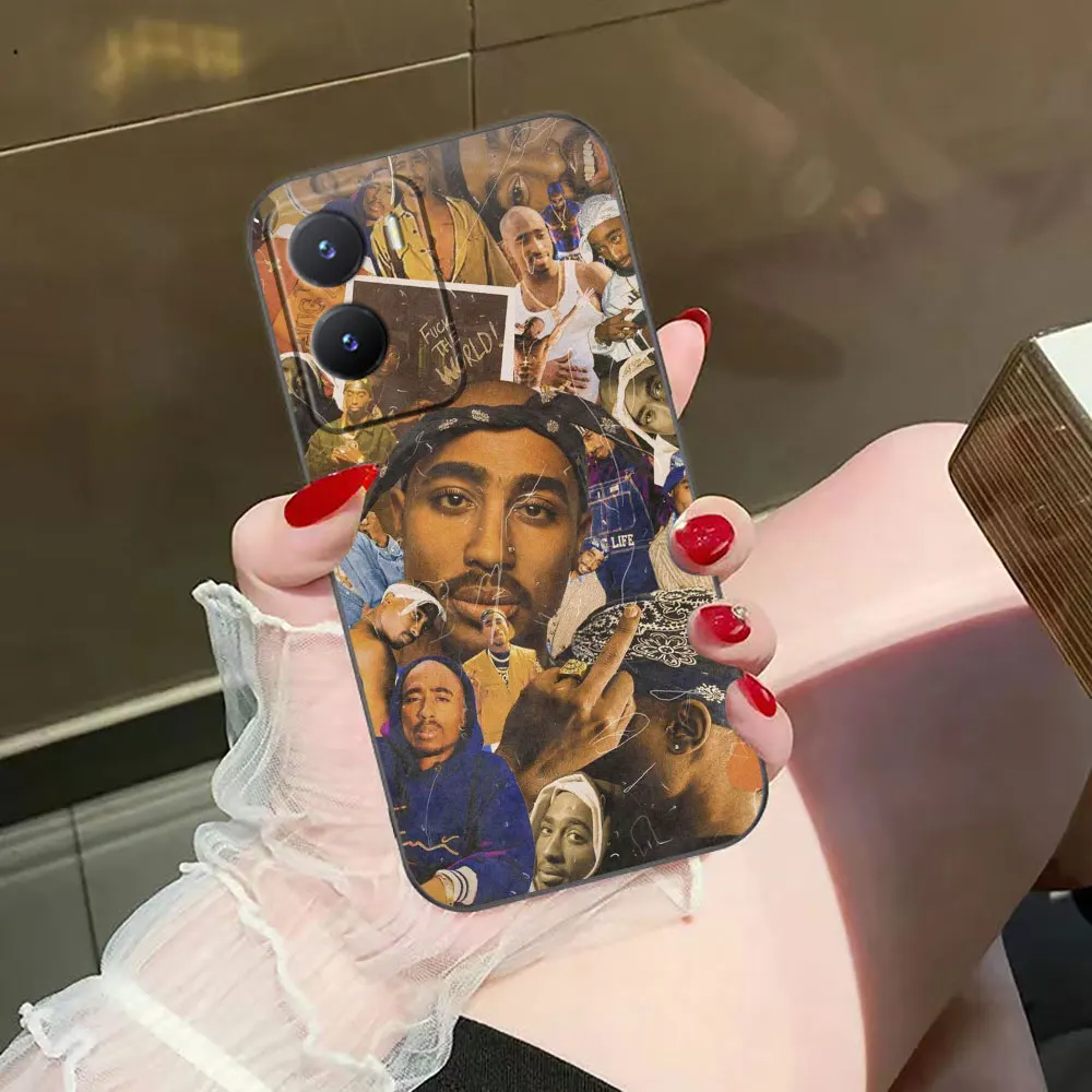Funda de teléfono Rapero 2pac Tupac para VIVO Y02 Y04 Y15S Y16 Y17 Y19 Y20 Y21 Y22S Y27 Y28 Y29 Y35 Y36 Y50 Y51 Y72 Y77 Y78 Y100 - imagen 3