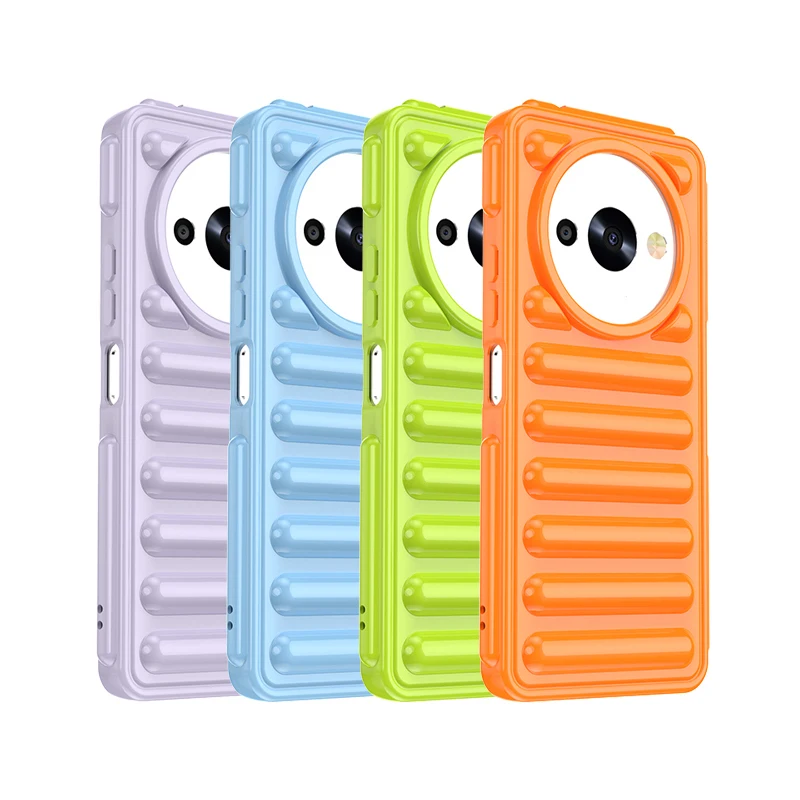 Para Xiaomi Poco C61 funda para Poco X6 Pro Poco X6 Neo Poco M6 Pro F6 M6 Pro C65 funda de cápsula tridimensional a prueba de golpes