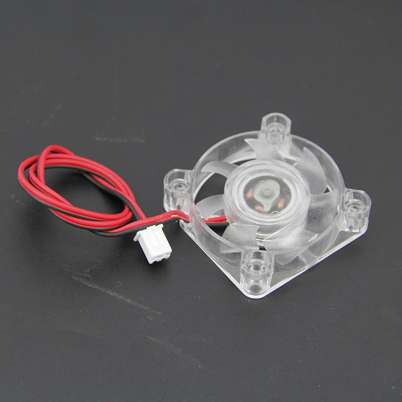 4010 40x40x10mm rodamiento hidráulico 2pin DC 5v 12v 24v ventilador de refrigeración LED transparente emisor de luz - imagen 5