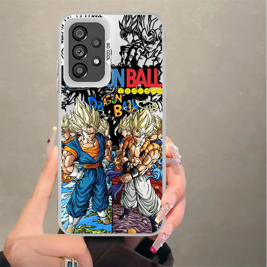 Dragon Ball Goku Vegeta funda trasera para teléfono Samsung Galaxy A36 A13 A14 A15 A16 A11 A12 A32 A34 A17 A20s A35 A26 A31 A21s - imagen 4