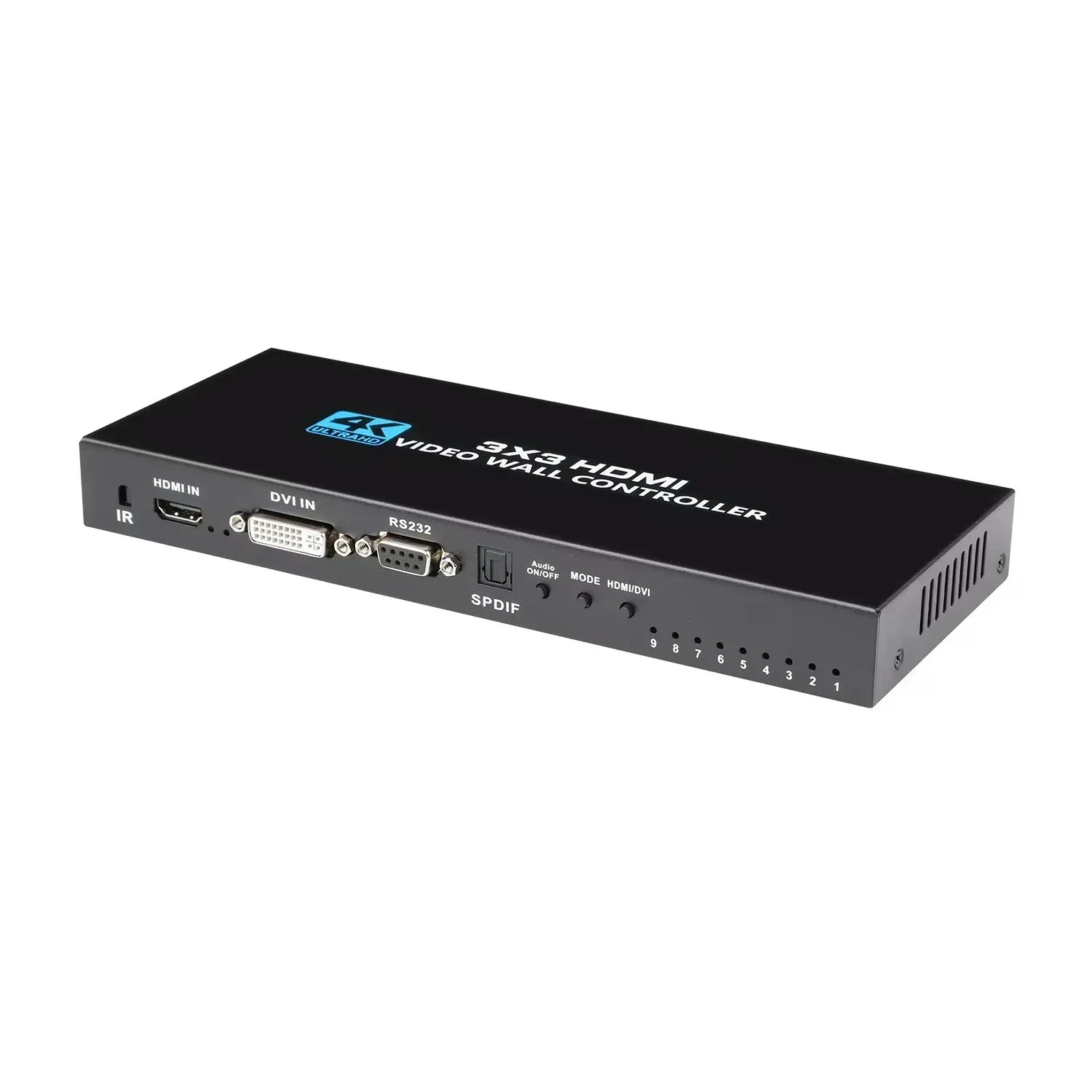 Controlador de pared de vídeo HDMI 4K 2x2 3x3 HDMI DVI procesador de pared de vídeo 1X2 1X4 1X3 2x3 3x2 4X2 2 3 4 6 8 9 empalmador de TV multipantalla - imagen 4