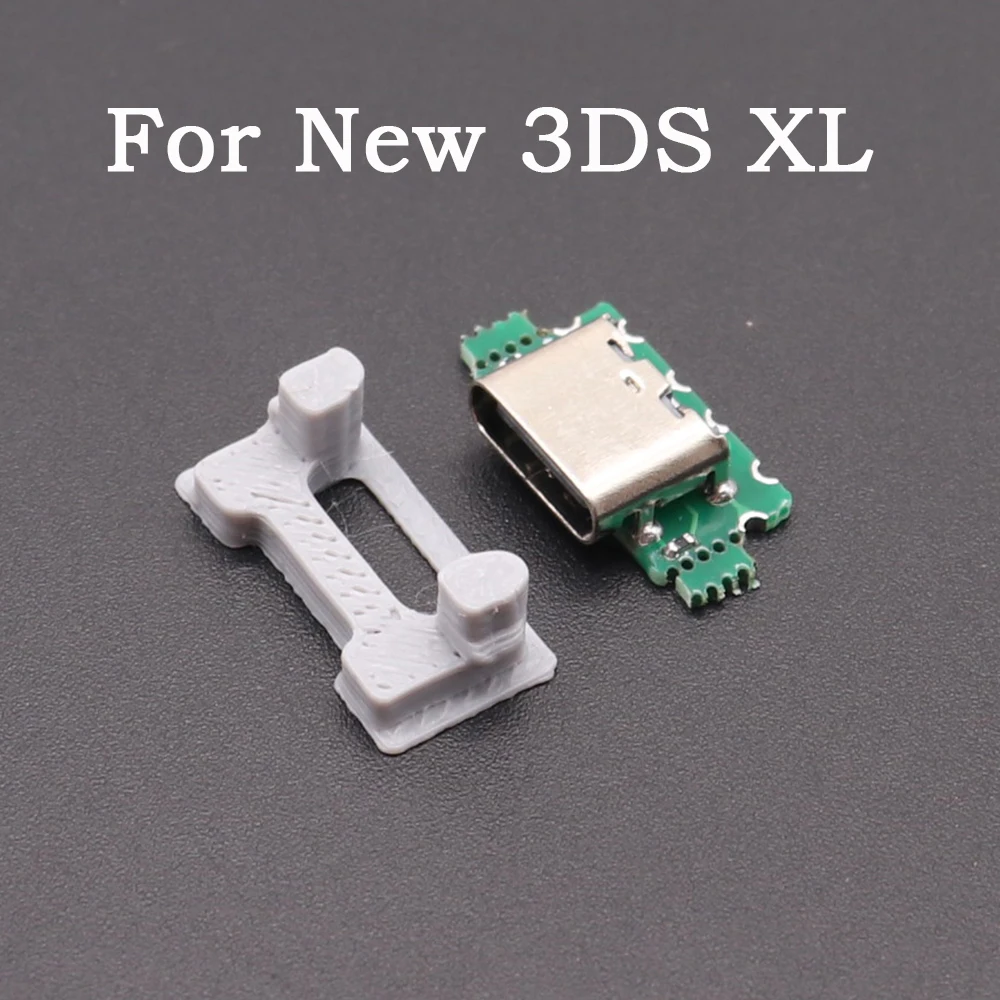 Enchufe de puerto de carga tipo C para 3DS nuevo 3DS XL LL USB C conector de interfaz de enchufe trasero de carga DIY tipo C base de carga hembra - imagen 4