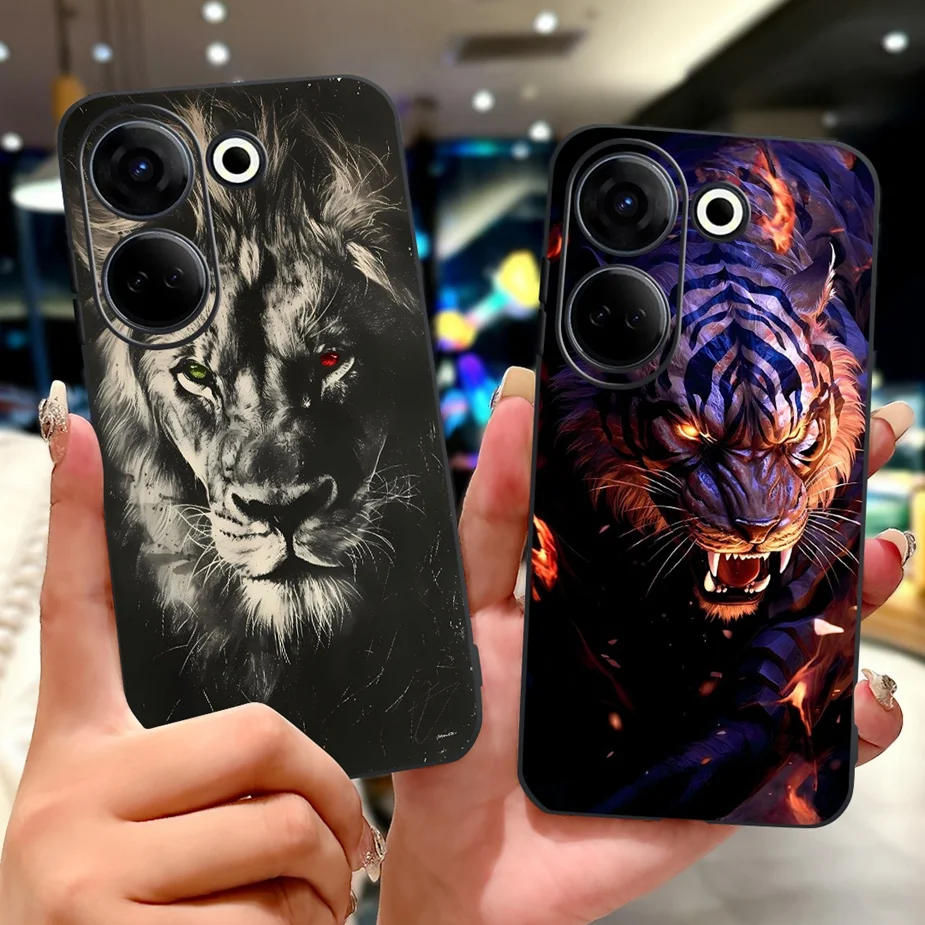 Para Tecno Camon 20 Pro 4G funda CK7n nueva funda pintada de lujo funda de teléfono suave de TPU para Tecno Camon 20 Premier Camon20 Pro 5G Shell - imagen 2