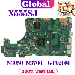 Placa Base ASUS K555SJ X555SJ N3700/N3050 con GT920M