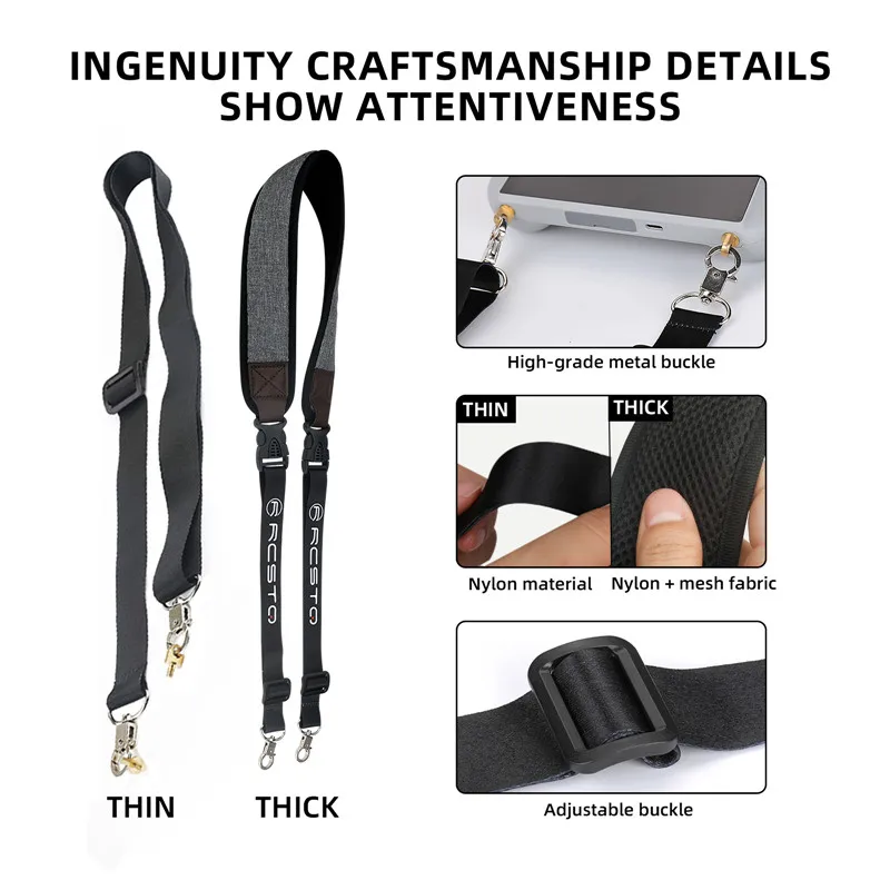 Correa de cuello ajustable para DJI MINI 3 Pro, accesorios para control remoto de pantalla DJI RC/RC Pro/Cordón de controlador inteligente - imagen 3