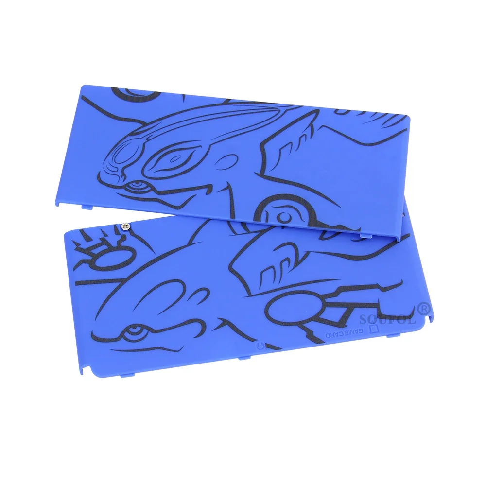 Nuevo Para Nintendo nueva versión 3DS 2015 placas delanteras traseras de repuesto parte frontal superior y trasera carcasa de batería cubierta de la caja - imagen 3