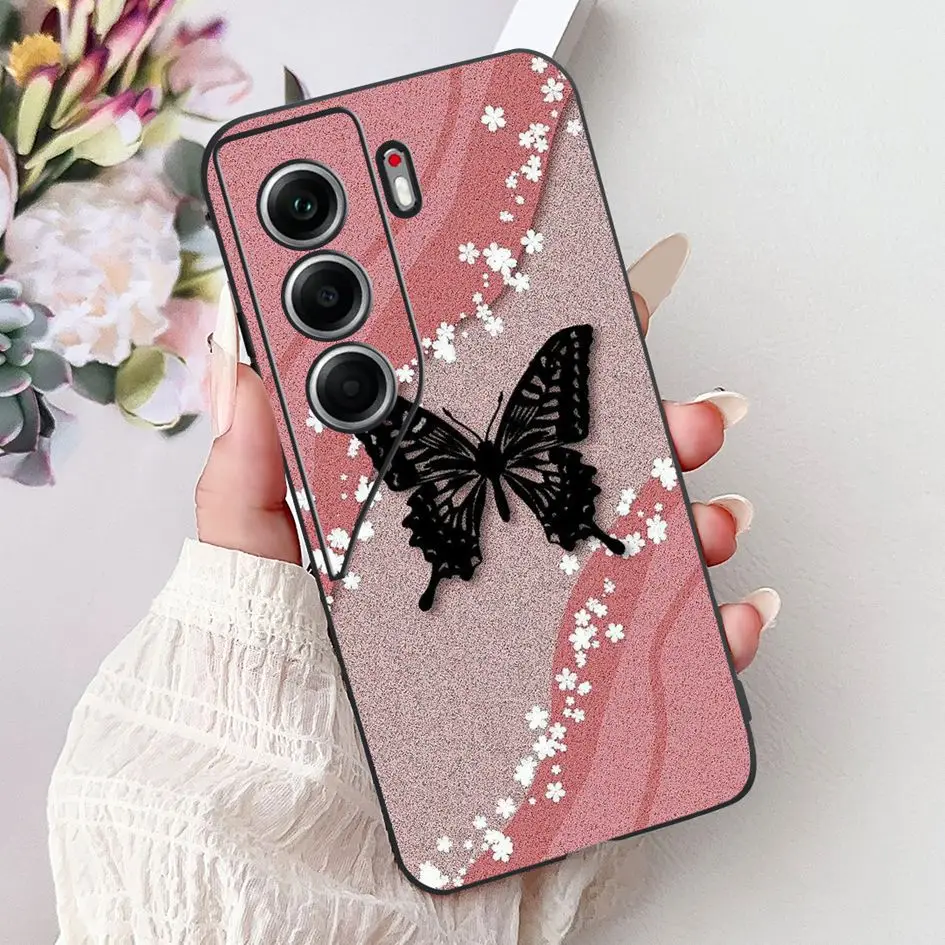 Para Tecno Camon 40 2025 funda nuevo patrón Popular mariposa flor funda de teléfono de silicona suave para Tecno Camon40 Pro CM6 CM5 parachoques - imagen 5