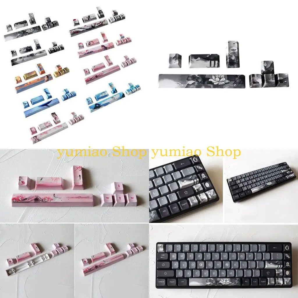 587B OEM Perfil KeyCap Diy Mecánico PBT para tapa teclas para Kailh SWI