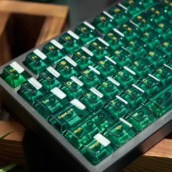 Teclas PBT Perfil Cherry Sublimación Térmica – Color Glaciar 157 Keys